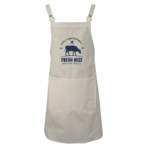 Promotional Bib Apron With Sewn on Straps