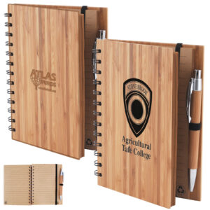 Laurel Bamboo Notebooks with Pen