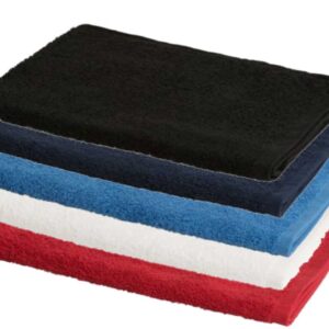 assorted color towels