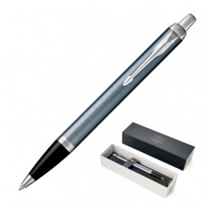 Parker IM Ballpoint Pen - Blue Grey SCT