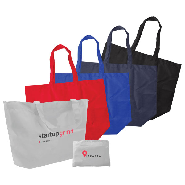 Personalised Marina Foldaway Shopping Bags - PromoPAL